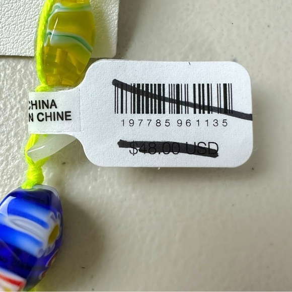 Free People Ariana Ost Voyage Dangle Earrings NWT Glass Crystal Bohemian Hippie - Picture 6 of 11